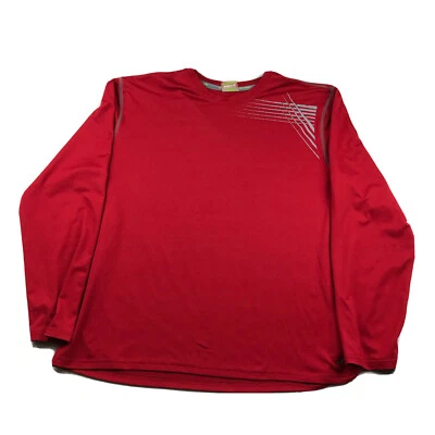 NordicTrack NT Dri Shirt Adult XL Red Long Sleeves Lightweight Tee - Imagem 1 de 4