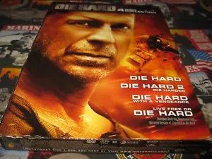 Die Hard 1-4 DVD 4 Disc Collection Set Bruce Willis Harder Vengeance Live Free - Picture 1 of 1