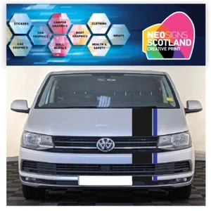 Volkswagen Transporter Caddy Front and Rear Van Stripes Graphics Stickers VW04 - Picture 1 of 3