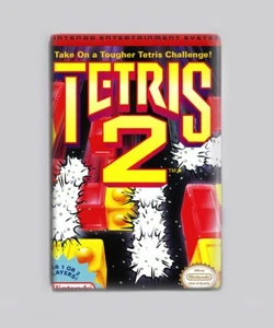 TETRIS 2 - 2"x3" FRIDGE MAGNET (nintendo nes video game box 80s) - Picture 1 of 4