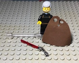 2002 LEGO SW0060-COUNT DOOKU w/EXCELLENT BROWN CAPE & ANGLED SHINY HILT - Picture 1 of 11