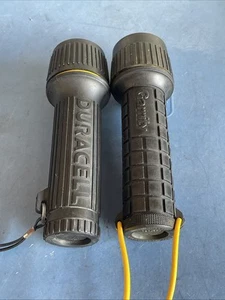 2 Ea. Duracell/Garrity 8.5”Flashlight Rubber ImRugged Outdoors Light Waterproof - Picture 1 of 3