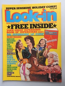 Look-in Magazine #5 - 24th Jan 1976 - Supersonic booklet Kenny Space 1999 Bionic - Picture 1 of 3