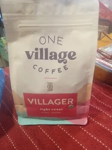 One Village Coffee, Villager, Light Roast, Whole Bean, Organic 12 oz - Picture 1 of 5