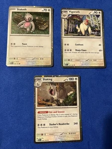 Pokémon Slakoth 160/193 Vigoroth 161/193 Slaking 162/193 Cosmos Holo Promos LP - Picture 1 of 5