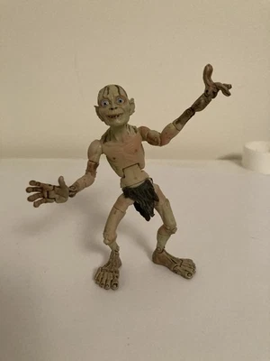 Figura de acción Poseable Gollum Señor de los Anillos LOTR Toy Biz Foto 1 de 2