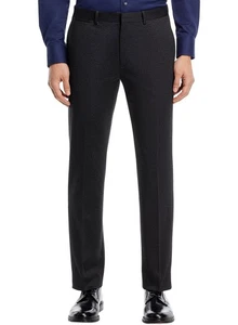 Theory Mens Marlo Tonal Knit Twill Dress Pants 30W x 34L Black Multi - NWT $295 - Picture 1 of 6