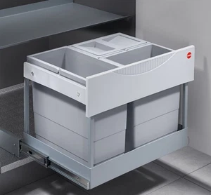 Hailo Mülleimer Küche Einbau 60cm Schrank Ausfahrautomatik Mülltrennung *516070 - Bild 1 von 4