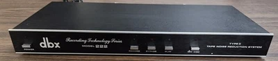 Sistema de reducción de ruido de cinta DBX modelo 222 tipo II serie de tecnología de grabación Foto 1 de 4