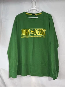 Camiseta John Deere Manga Larga Clásica Algodón Talla XL Hombre’s Camiseta Gráfica - Imagen 1 de 5