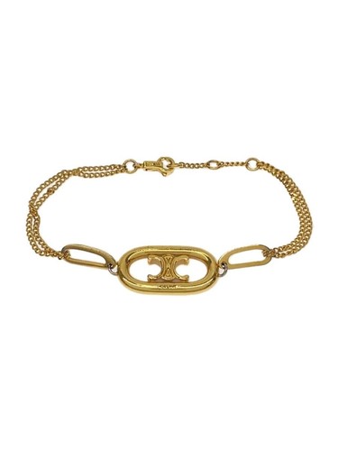 Bracciale CELINE GLD Donna Maillon Triomphe Braccialetto con graffi