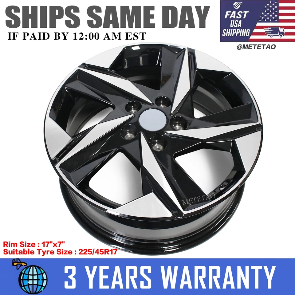 Wheel Rim For Hyundai Elantra 17 2021 2022 2023 OE 52910AA300 71003 52910AB300 - Image 1 of 4