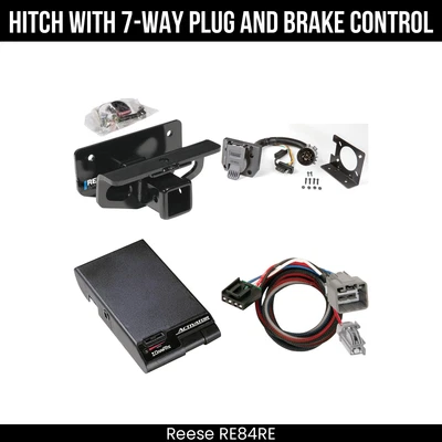 Control de freno Reese enganche remolque paquete para 03-24 Dodge RAM 1500 03-10 2500 3500 44603 Foto 1 de 4