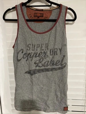 Мужская супер сухой Майка - меди этикетка серый серый размер большой Японии - Изображение 1 из 4