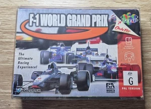 F-1 World Grand Prix Nintendo 64 N64 PAL Box And Manual(no insert) - Picture 1 of 3