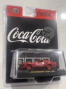 🔥CHASE 2025 M2 Machines Coca Cola 1970 FORD MUSTANG MACH 1 CUSTOM A52 24-56 - Picture 1 of 4