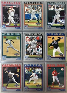 2004 Topps Opening Day Baseball Card Near Complete Set 164/165 In Binder - Picture 1 of 6