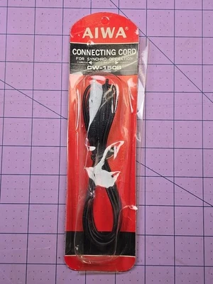 6ft Aiwa CW-150S Connecting Cord for Syncro operation 2.5mm to 2.5mm Male 2 Male - Image 1 of 4