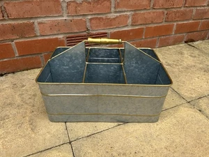 Milchflaschenhalter Flaschenträger aus verzinktem Metall Landhaus Landhaus - Bild 1 von 13