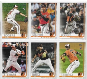 (6) Lotto carte Topps Baltimore Orioles Rookie 2019 diverse. Nuovo con scatola **spedizione gratuita* - Foto 1 di 2