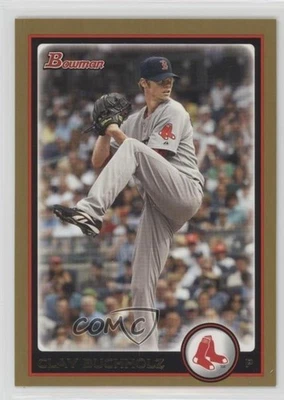 2010 Bowman Gold Clay Buchholz #126 - Image 1 of 2
