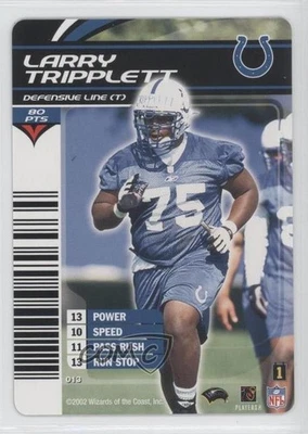2002-03 NFL Showdown 1st & Goal Larry Tripplett #013 Rookie RC - Image 1 of 2