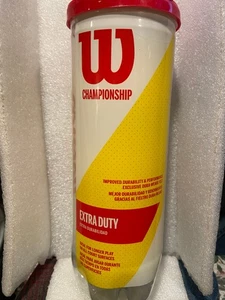 Wilson Championship Extra Duty Tennis Ball 3 Pack *NEW/Sealed* xx1 - Picture 1 of 4
