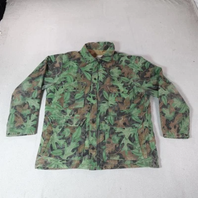 Винтажная мужская большая камуфляжная охотничья куртка Kelly Cooper Tru Leaf Spring США 80-е - Изображение 1 из 4