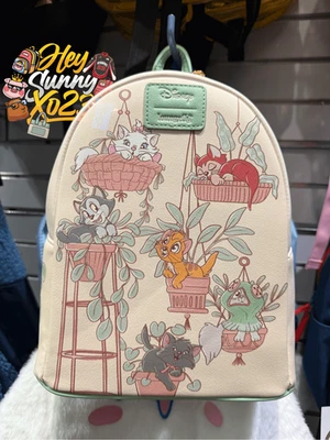 Loungefly Disney Cats & Plants Mini Backpack - Image 1 of 4
