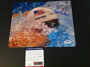 Conor Dwyer Schwimmen Olympia Gold signiert Auto 8x10 Foto PSA/DNA COA - Bild 1 von 2