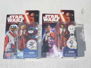 TFA (2) STAR WARS Figure MOC lot : Poe DAMERON & X-Wing Pilot ATSY (2015) - Foto 1 di 2