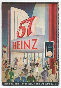 Werbeprospekt Heinz 57 von der New Yorker Weltausstellung 1939 - Bild 1 von 3