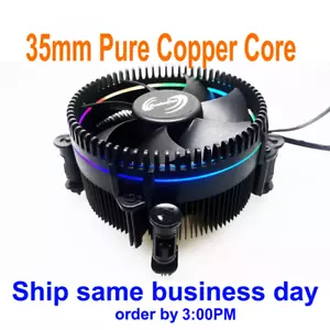 CoolerOne 125W TDP Premium ARGB LGA1700 CPU Cooler 35mm Big Copper Core Heatsink - Picture 1 of 5