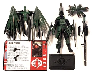 GI JOE PERSECUCIÓN DE COBRA SELVA VÍBORA NOCHE FRANCOTIRADOR SUELTO COMPLETO - Imagen 1 de 5