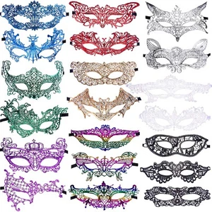 Spitzenmaske Damen – Venezianische Maske Ball Maskerade Spitze - Bild 1 von 7