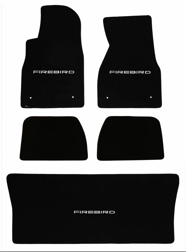 LLOYD MATS Classic Loop BLACK 5PC FLOOR MAT SET 1993 to 2002 Pontiac Firebird - Image 1 of 4