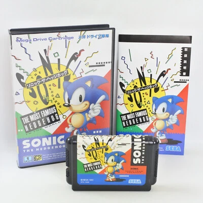 SONIC THE HEDGEHOG 1 Mega Drive Sega 1138 md - Image 1 of 4