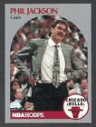 Phil Jackson 1990-91 NBA Hoops #308 Coach Chicago Bulls