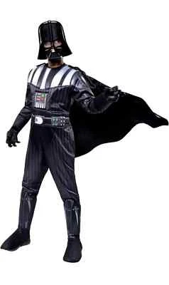 Star Wars Deluxe Darth Vader Costume Set Jumpsuit, Cape, Mask, & Gloves, Med (8) - Image 1 of 4
