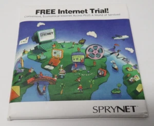Sprynet Free Internet Trial 3.5" floppy Circa 1996 retro PC computer - Picture 1 of 2