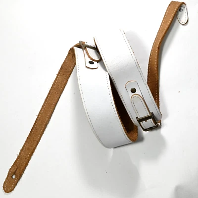 Correa de guitarra Live Line Deluxe de cuero genuino "Silla de montar", Japón - Doble hebilla Foto 1 de 4