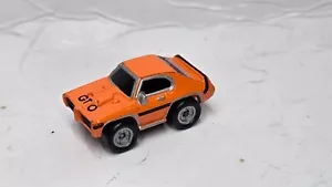 Vintage 1986 Galoob Micro Machines '68 Pontiac GTO orange & schwarz Mini Rennwagen - Bild 1 von 5