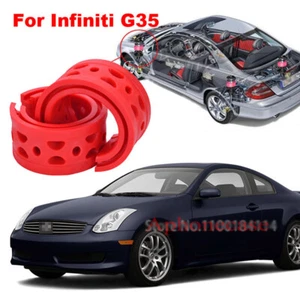 2pcs Front Shock Absorber Coil Spring Cushion Protector Buffer For Infiniti G35 - Foto 1 di 8
