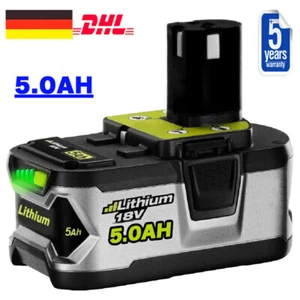 Original 18V 5.0Ah Akku für RYOBI One+ Plus Lithium RB18L50 P108 P104 Batterie - Bild 1 von 13