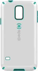 Speck CandyShell Case for Samsung Galaxy S5 (Nickel White/Teal) - Picture 1 of 2