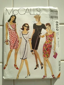 6602 McCall's Size 8 10 12 Misses Vintage UNCUT Dress Pattern - Picture 1 of 3