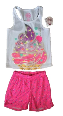 So 2 Piece Pink Ice Cream PJ Set - Girls Size 4 - NEW $28 - Image 1 of 3