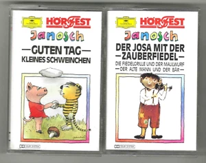 2 JANOSCH Kassetten Hörfest mit 6 Geschichten toll für Kinder, 80 iger Jahre - Picture 1 of 1