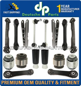 Rear Trailing Control Arms Track Rods Bump Stops for BMW E90 SUSPENSION KIT 16pc - Picture 1 of 5