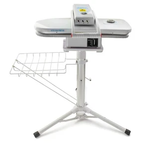 Prensa de vapor para el hogar prensa de planchado de ropa prensa compacta con soporte - Imagen 1 de 7